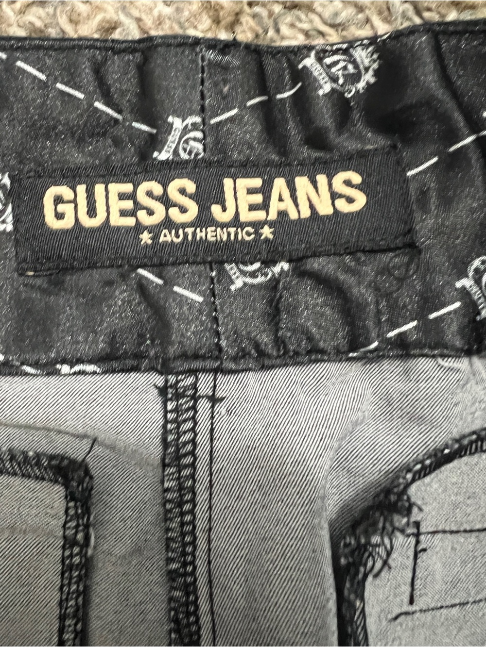 Guess Y2K High-Waist Wide Leg Pants with Belted Waistband - Picture 6 of 9